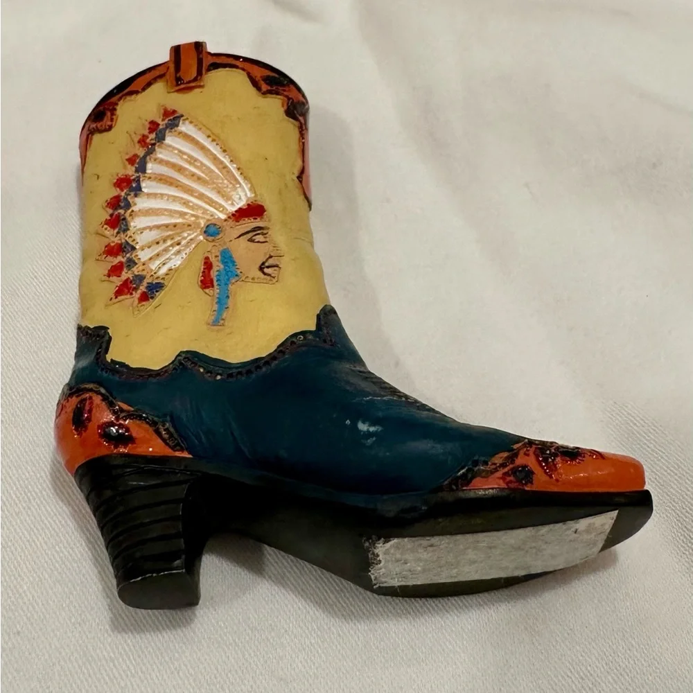 Vintage Cowboy Boot miniature Figurines